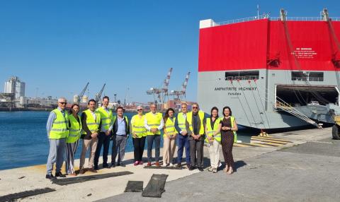 Visita a las instalaciones del puerto de Santander